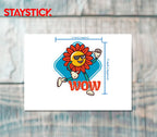 WOW STICKER Metalized Sticker