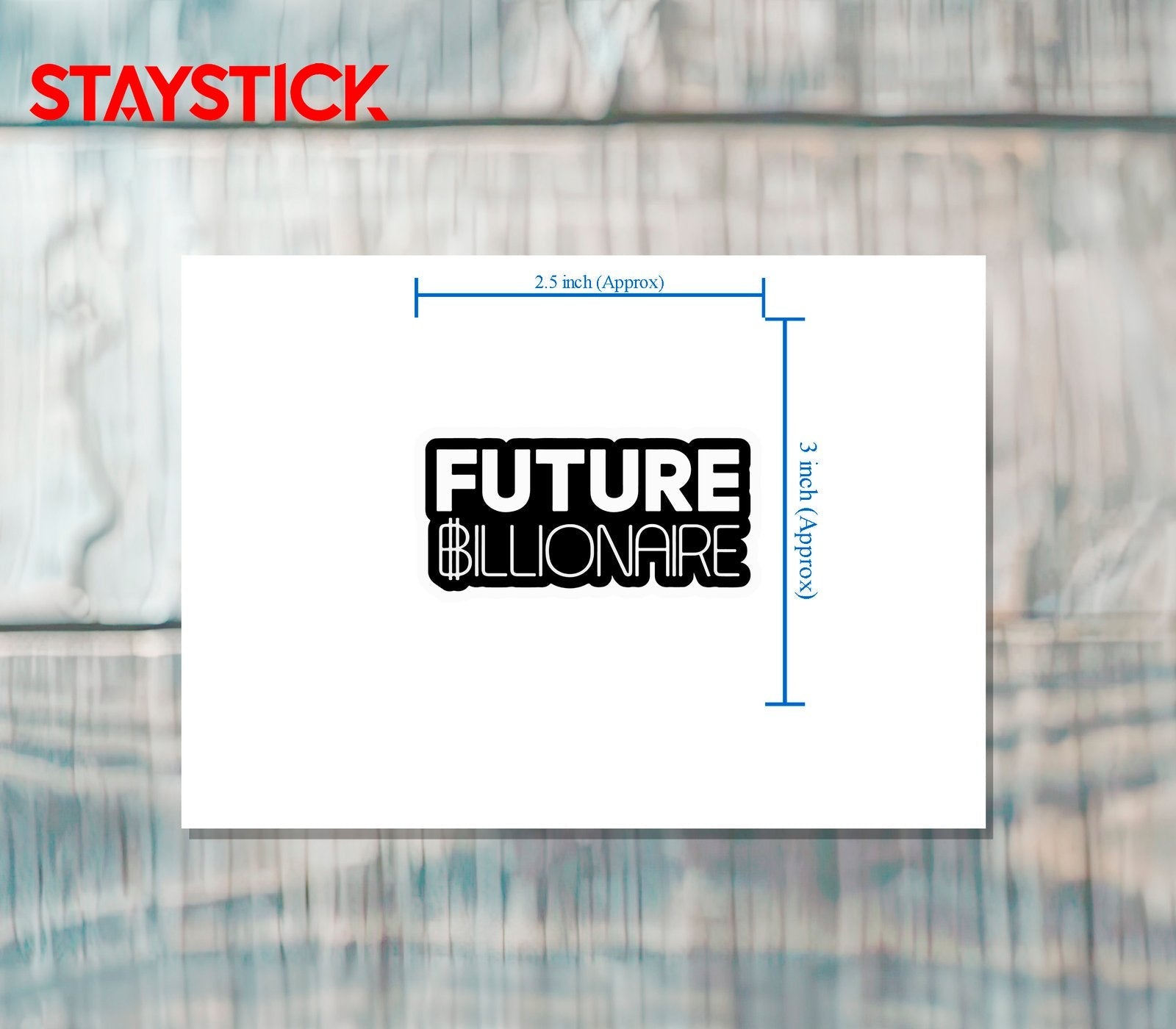 FUTURE STICKER Metalized Sticker