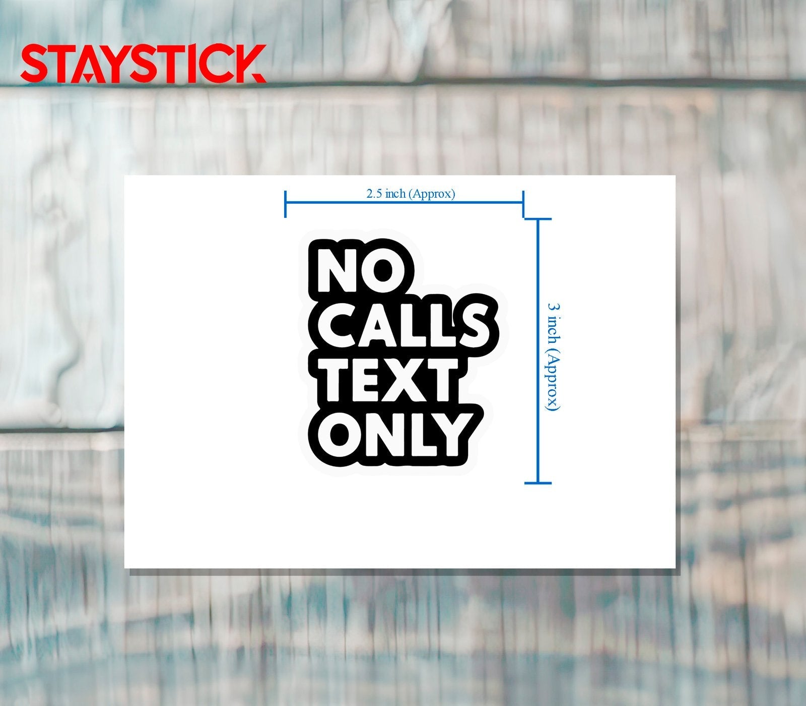 FUNNY STICKER Metalized Sticker