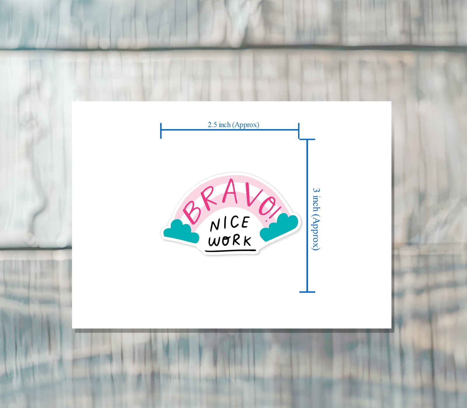 BRAVVO STICKER Premium Vinyl Sticker