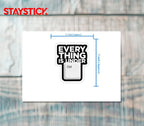 FUNNY STICKER Metalized Sticker