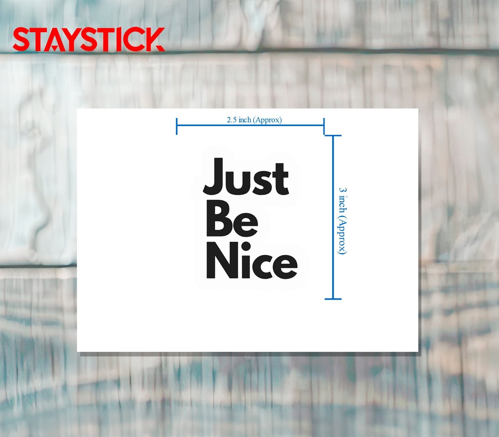 NICE STICKER Metalized Sticker