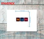 HELP ME STICKER Metalized Sticker