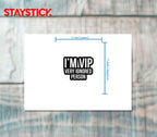 VIP STICKER Metalized Sticker
