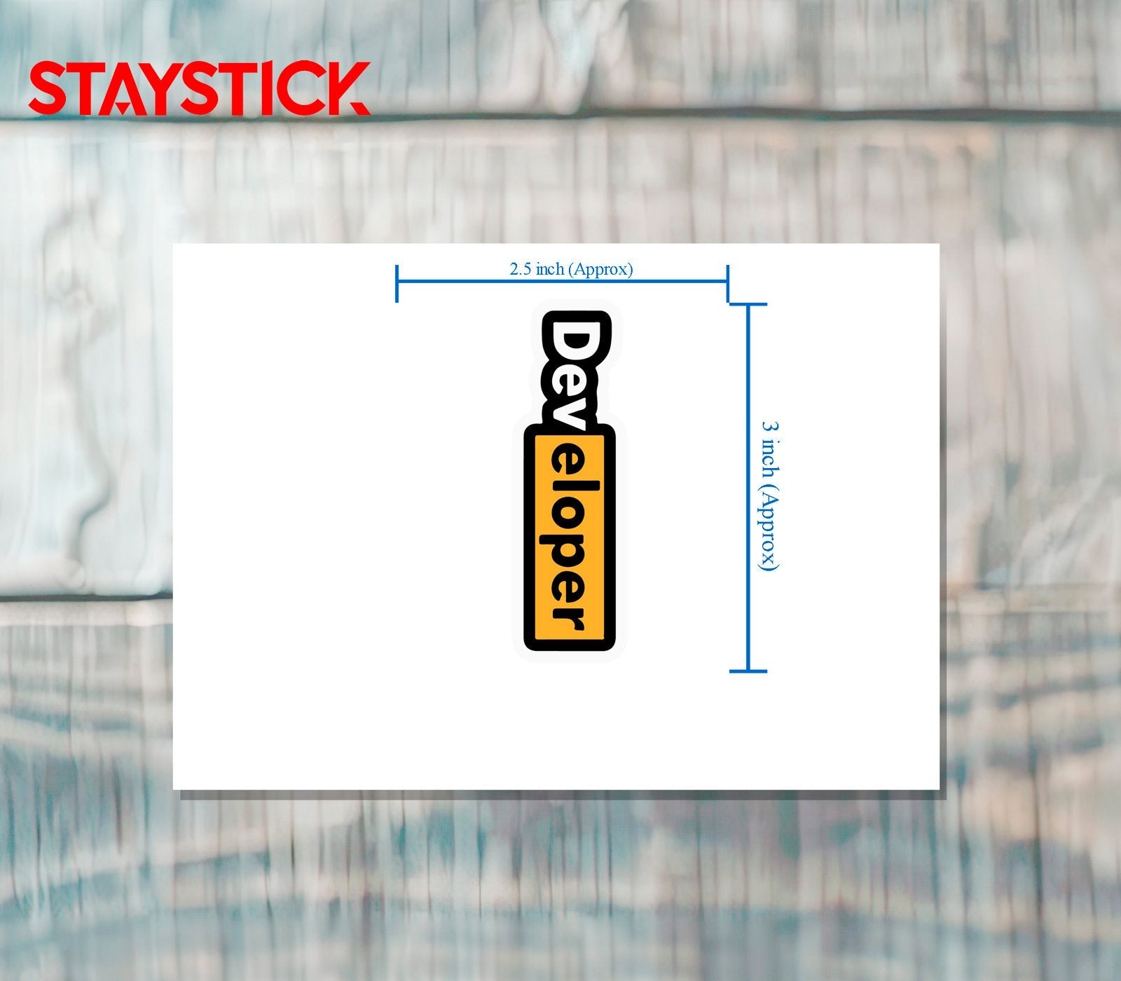 DEVELOPER STICKER Premium Vinyl Sticker