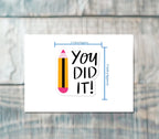 MOTIVATIONAL STICKER Metalized Sticker