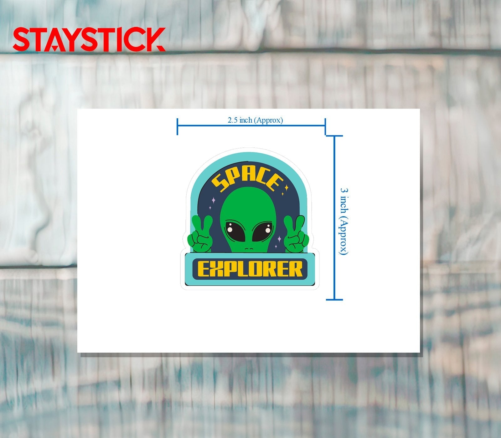 SPACE STICKER Premium Vinyl Sticker
