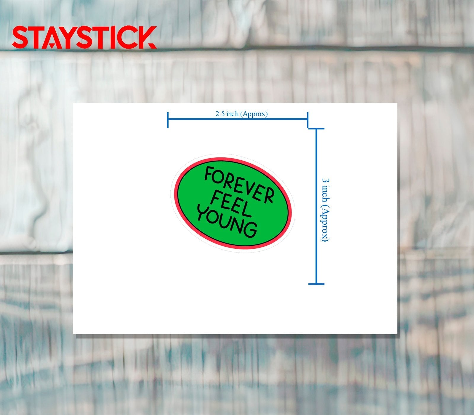FOREVER STICKER Premium Vinyl Sticker