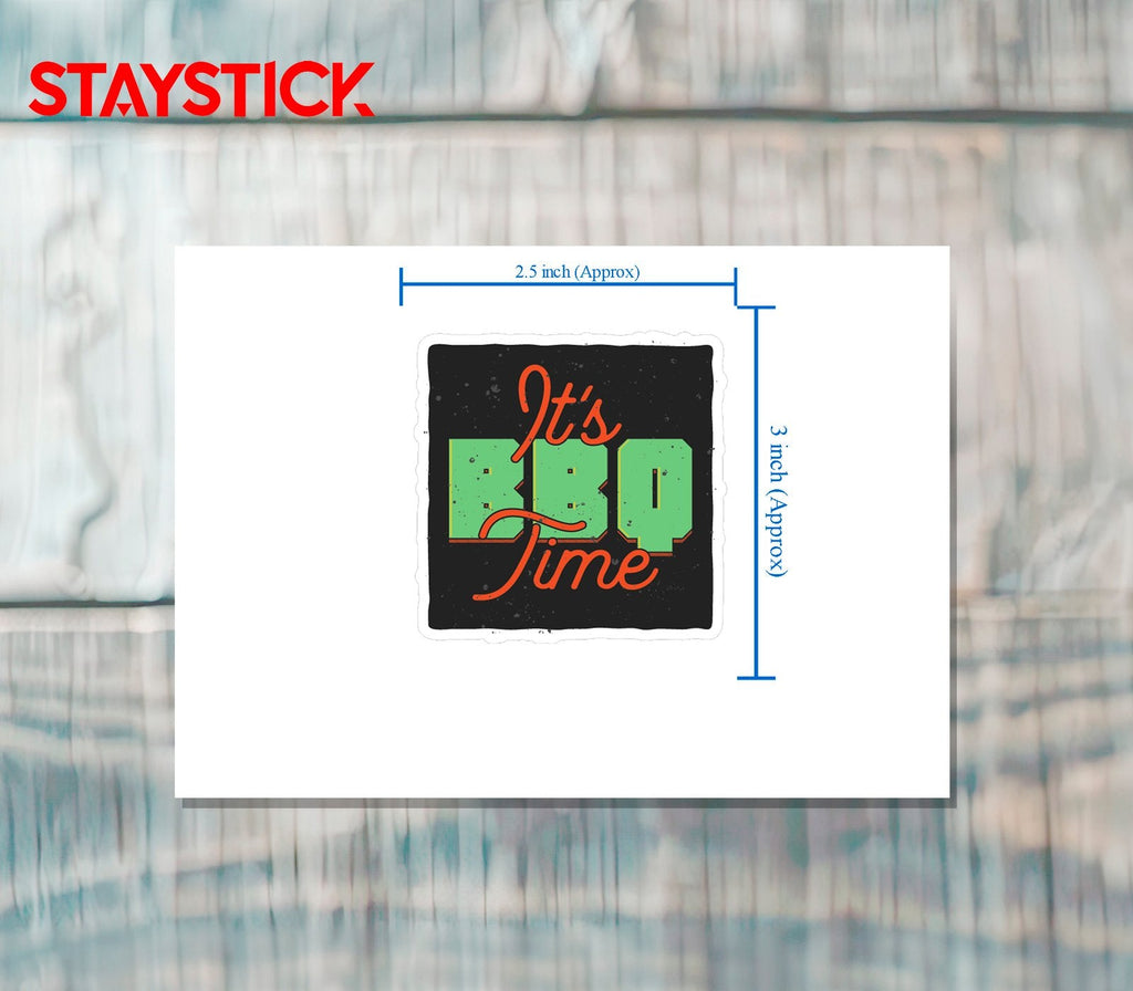 ITS TIME STICKER Premium Vinyl Sticker