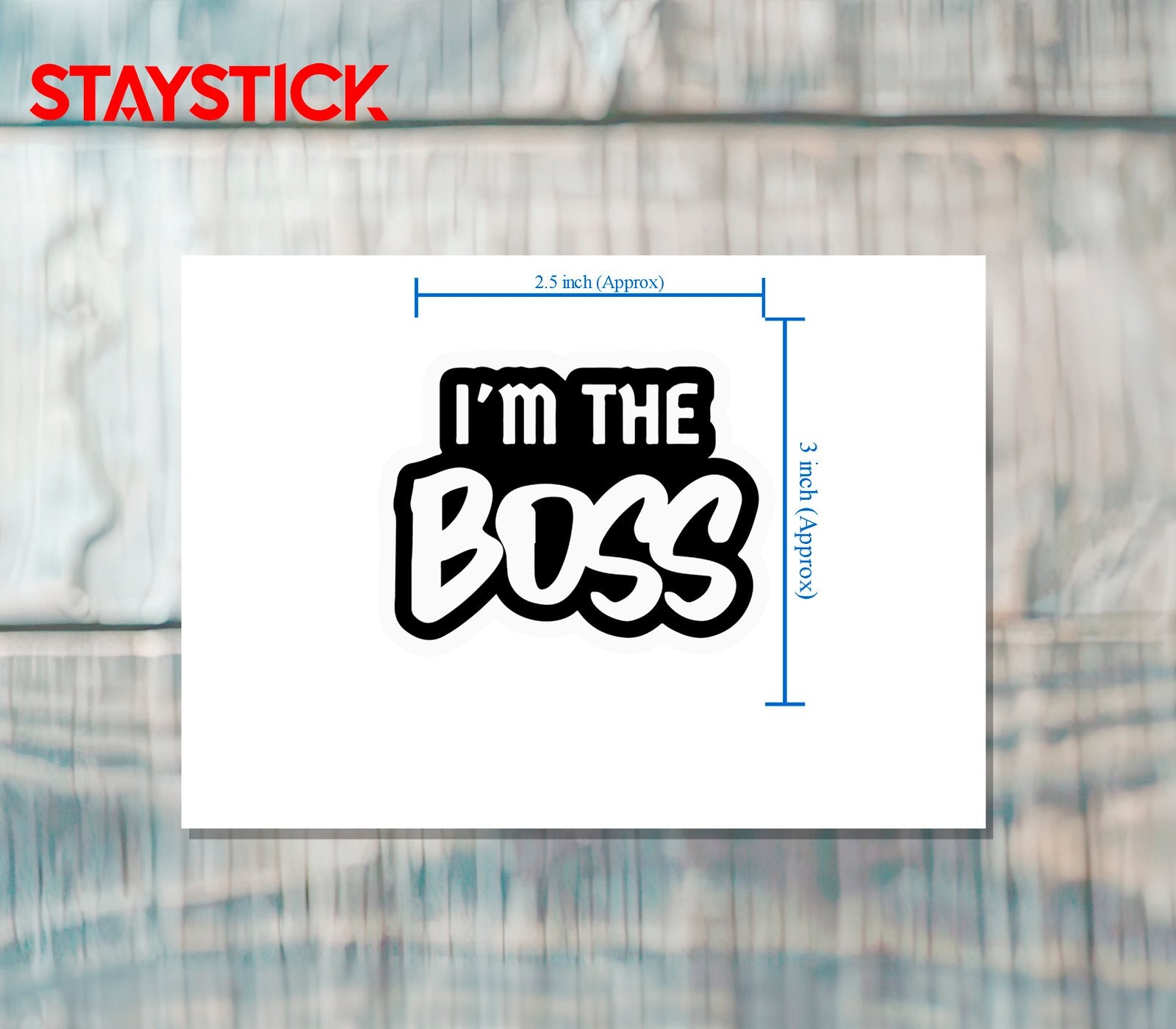 BOSS STICKER Premium Vinyl Sticker