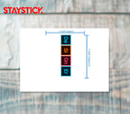 DESIGNER STICKER Metalized Sticker