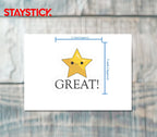 MOTIVATIONAL STICKER Metalized Sticker