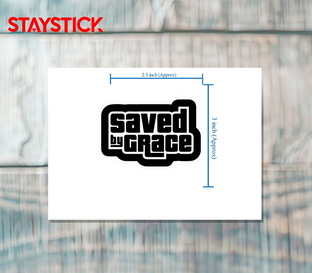 SAVED STICKER Premium Vinyl Sticker
