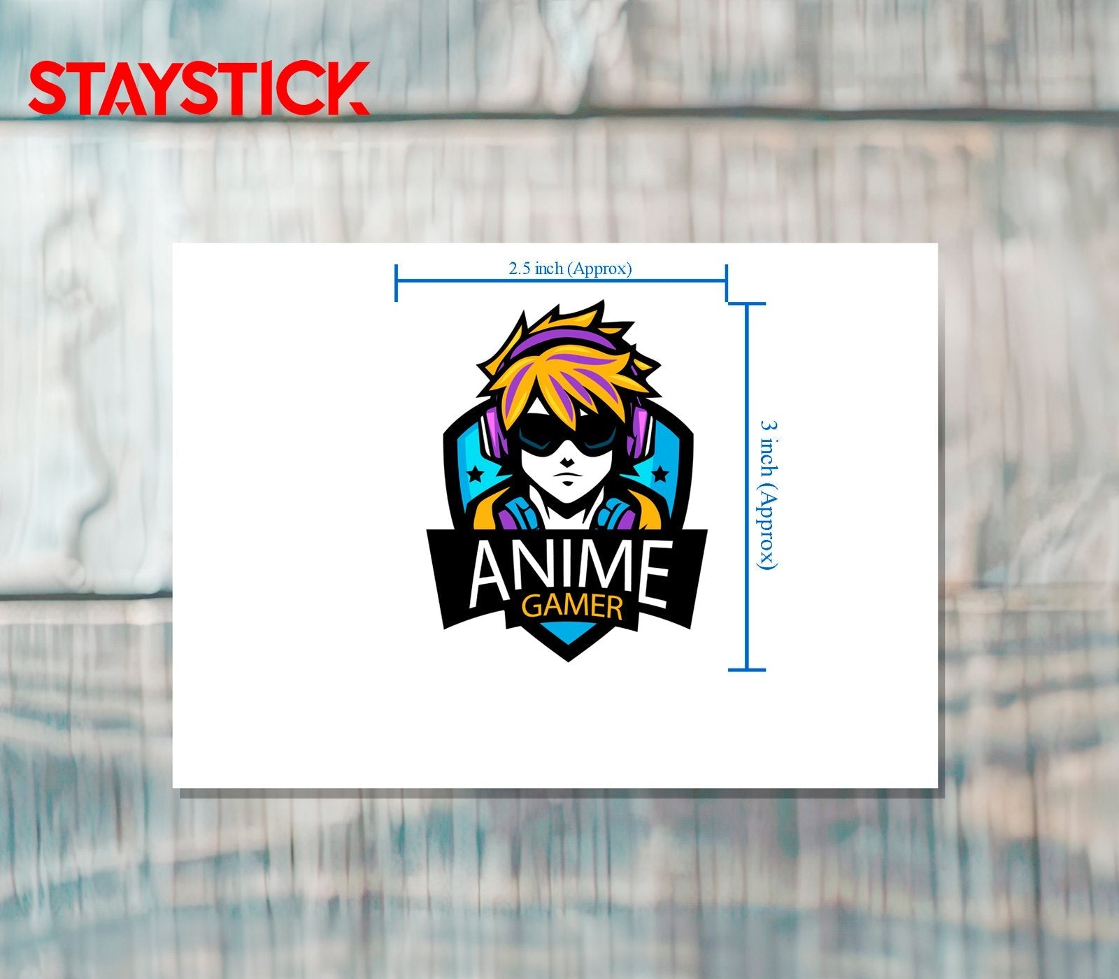 ANIME STICKER Metalized Sticker