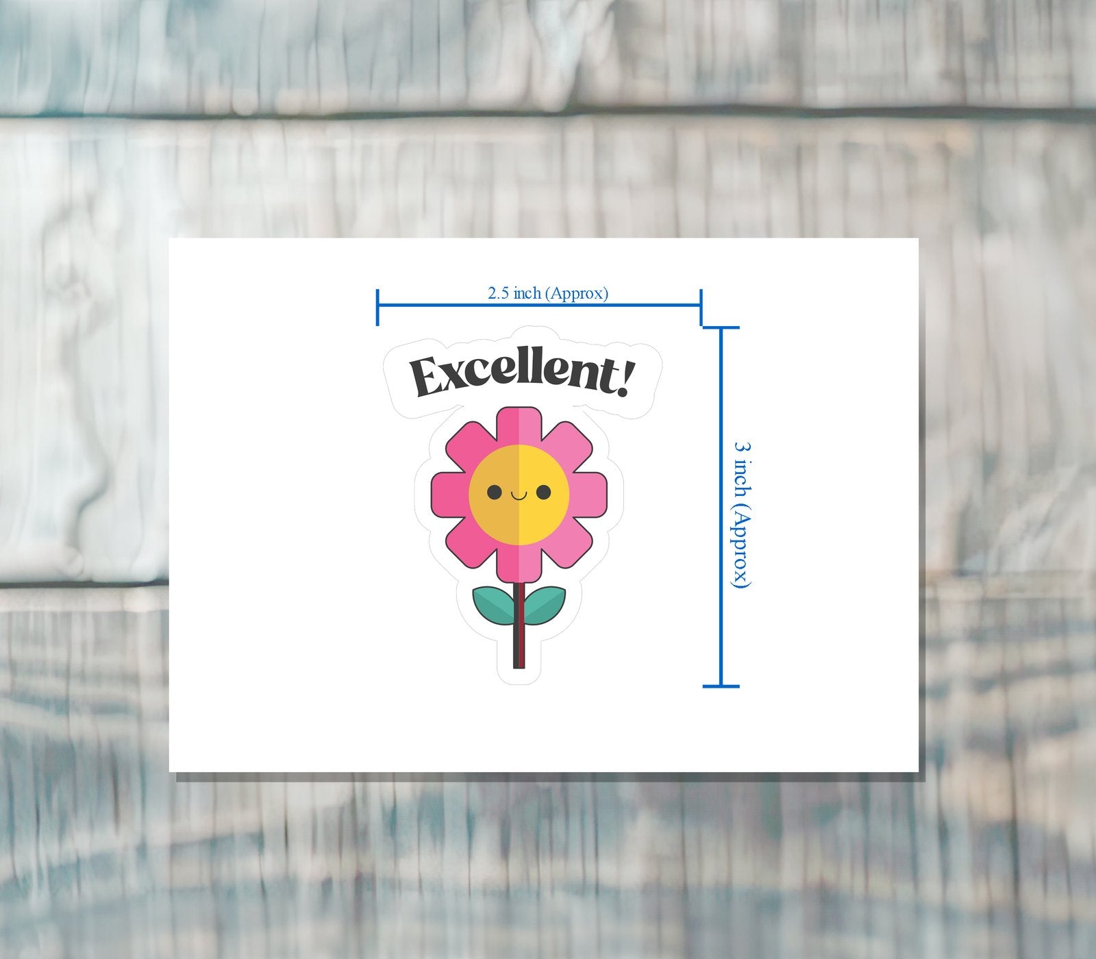MOTIVATIONAL STICKER Metalized Sticker