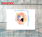 CARTOON STICKER Metalized Sticker