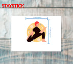 CARTOON STICKER Metalized Sticker