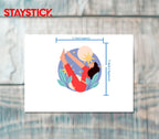 CARTOON STICKER Metalized Sticker
