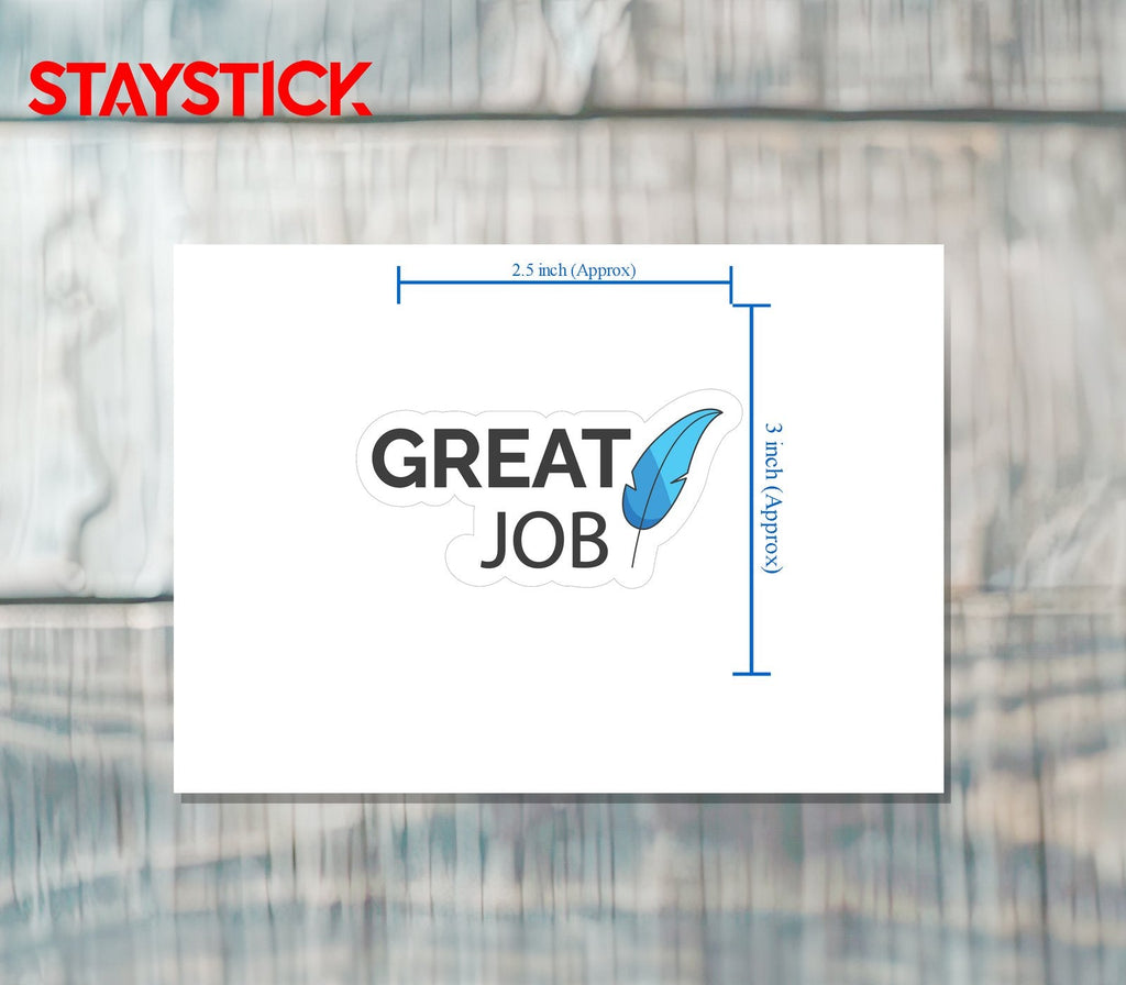 MOTIVATIONAL STICKER Metalized Sticker