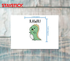CARTOON STICKER Metalized Sticker