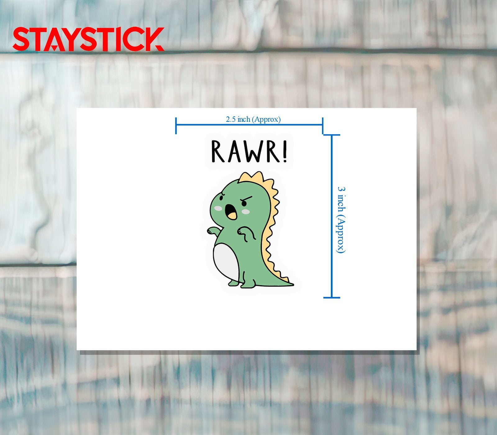 CARTOON STICKER Metalized Sticker