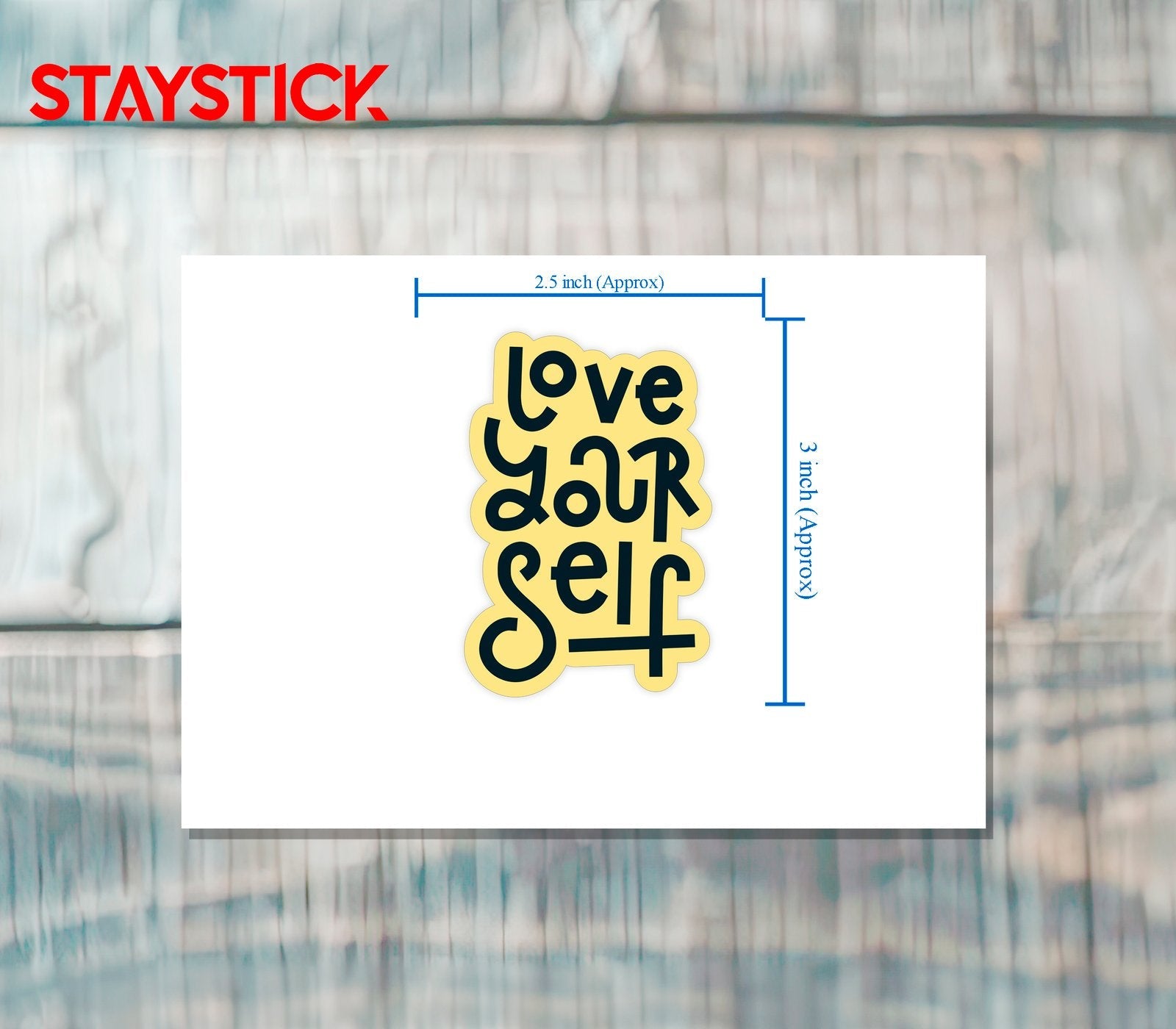 MOTIVATE STICKER Metalized Sticker