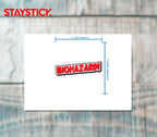 MOTIVATE STICKER Metalized Sticker