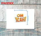 MOTIVATE STICKER Metalized Sticker