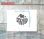 BE KIND STICKER Metalized Sticker