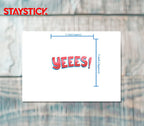 YEEES STICKER Premium Vinyl Sticker