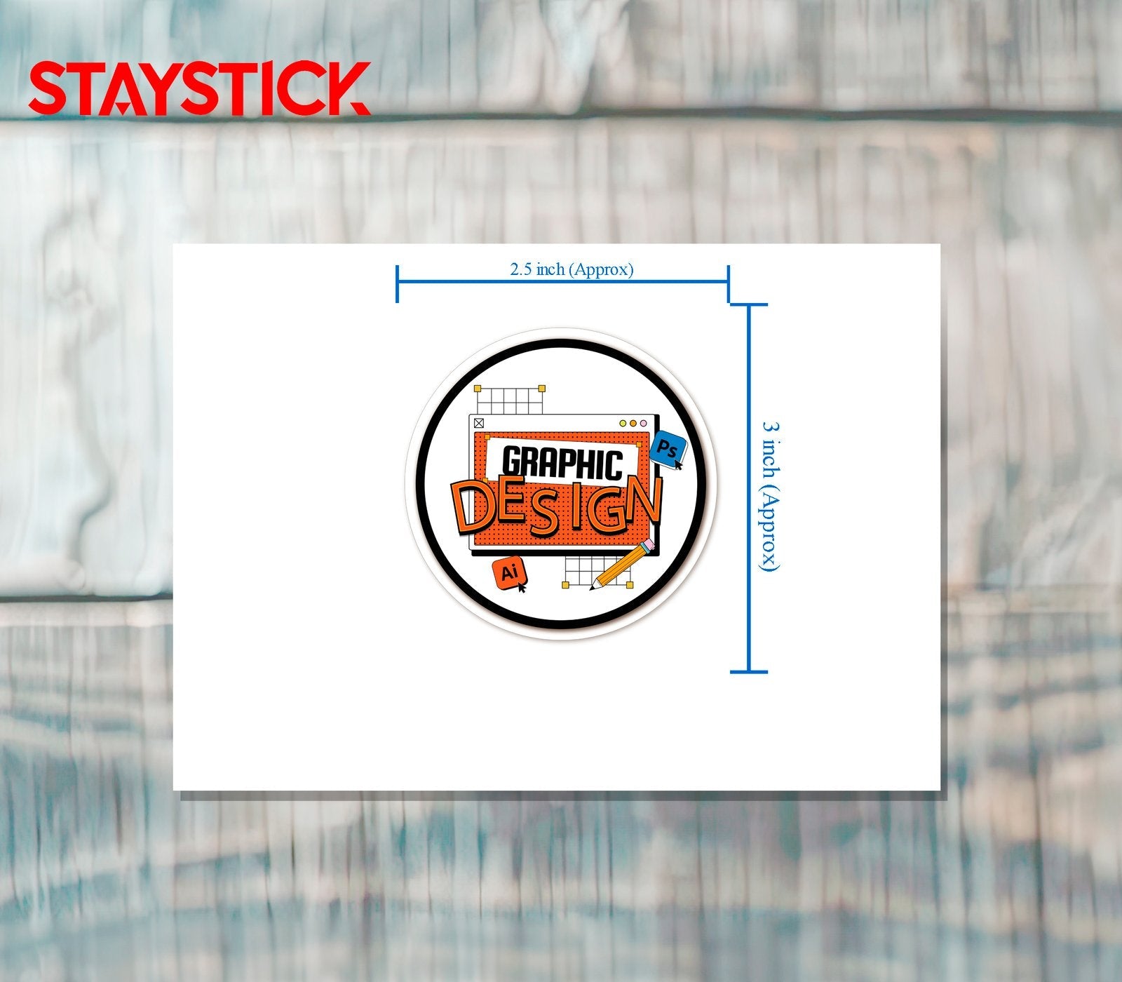 ROUND STICKER Premium Vinyl Sticker