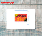 SPECIAL OFFER STICKER Premium Vinyl Sticker