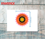 ROUND STICKER Metalized Sticker