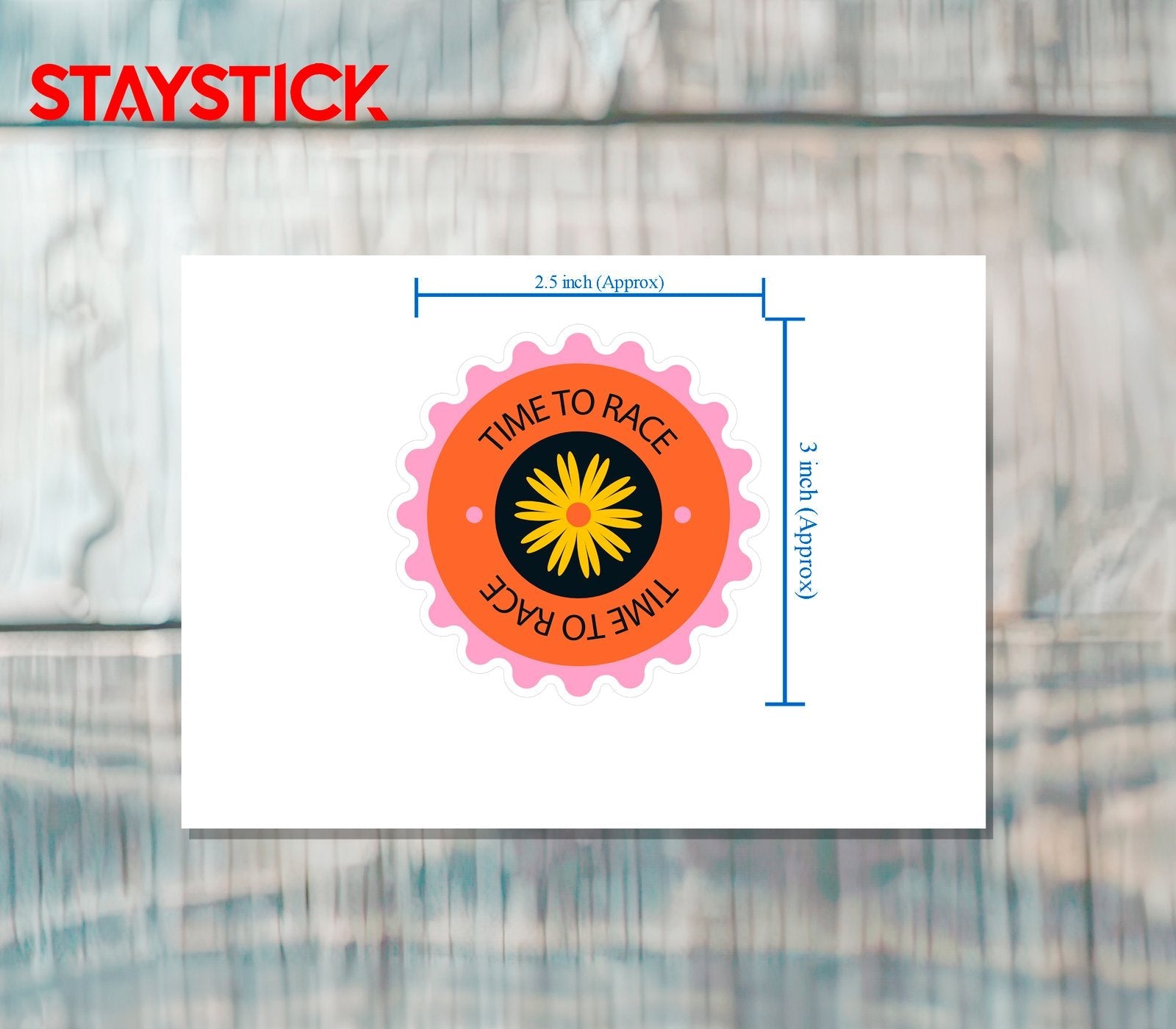 ROUND STICKER Metalized Sticker
