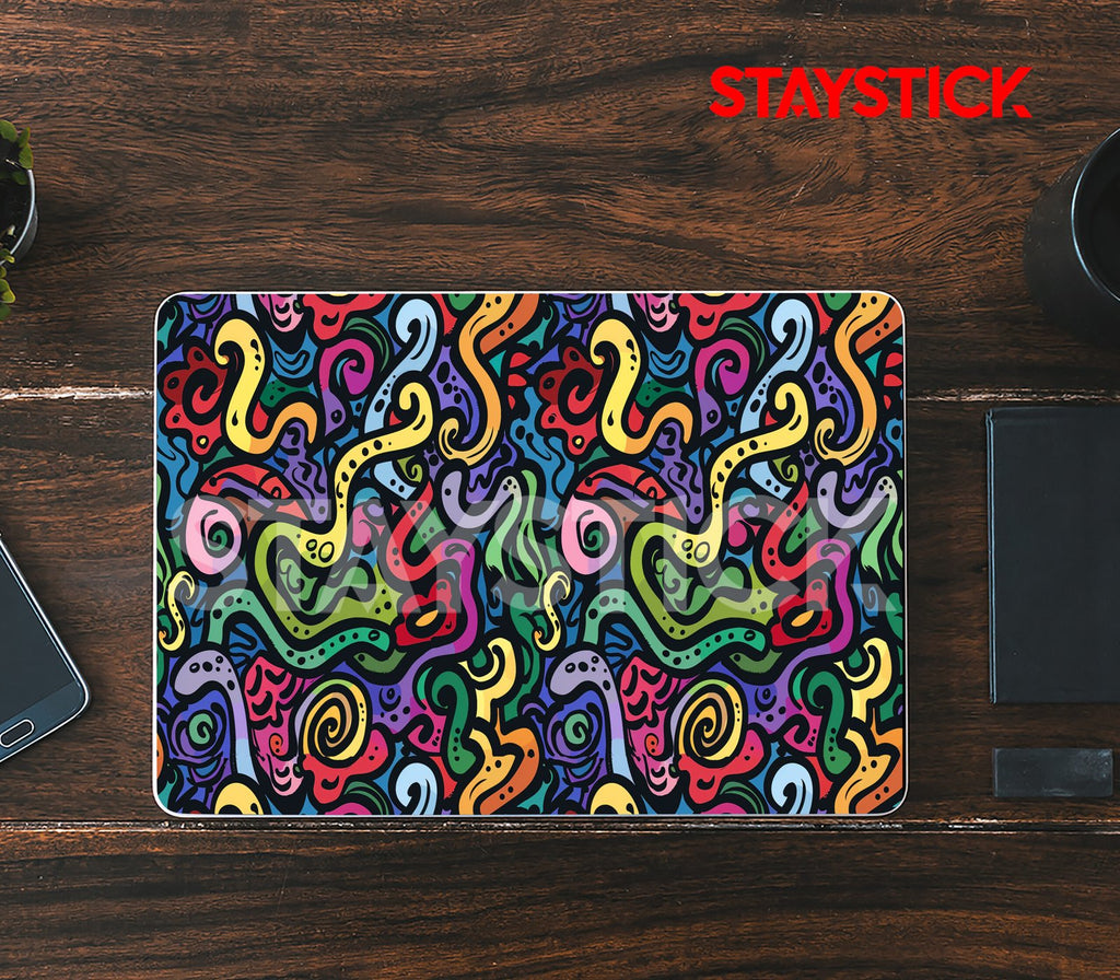 SNAKY DESIGNED SKIN LAPTOP STICKER