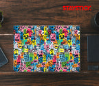 FUNNY CARTOON DESIGNED SKIN LAPTOP STICKER