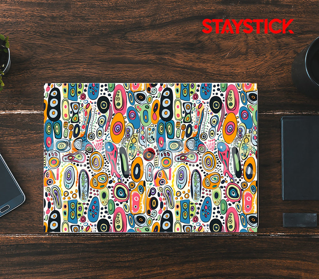 GRAPHICAL DESIGNED SKIN LAPTOP STICKER