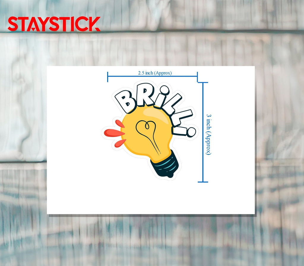 BRILLY STICKER Premium Vinyl Sticker