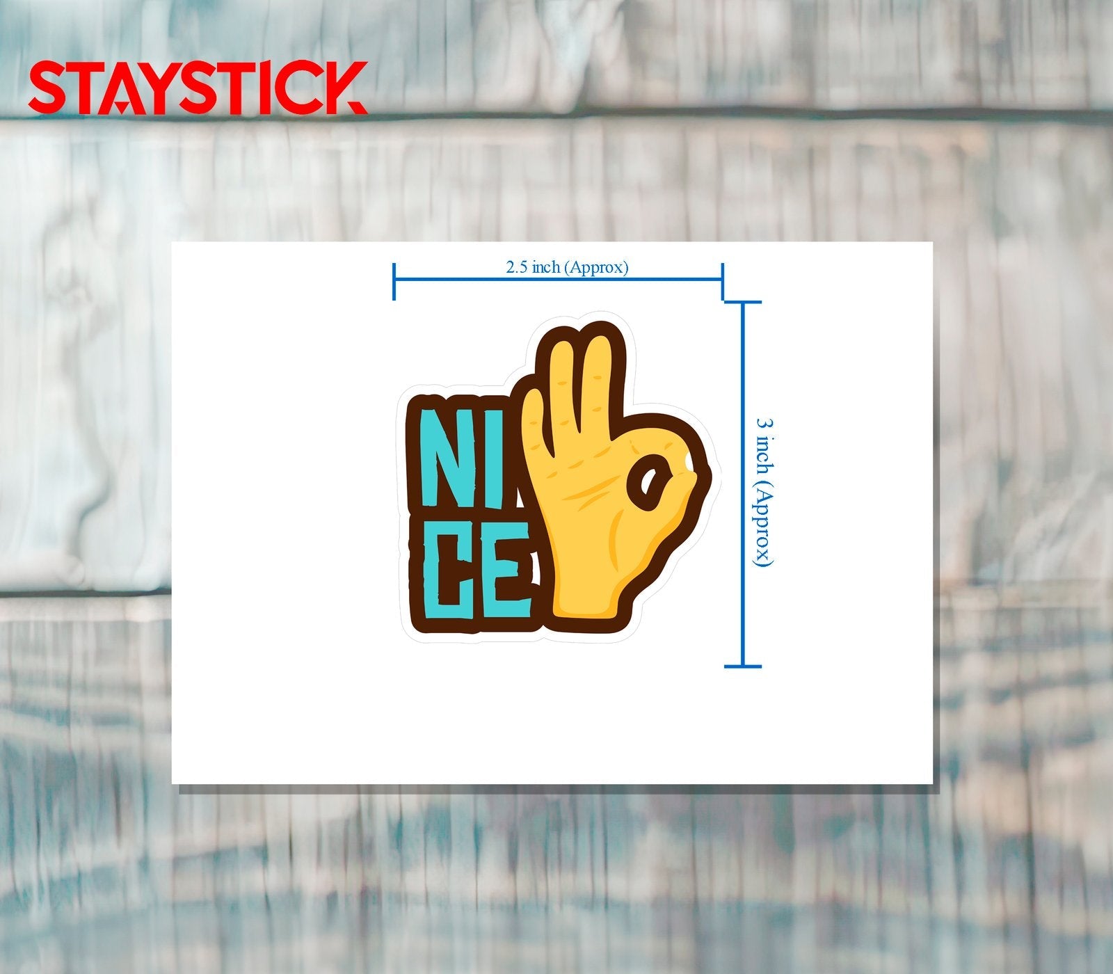 NICE STICKER Premium Vinyl Sticker