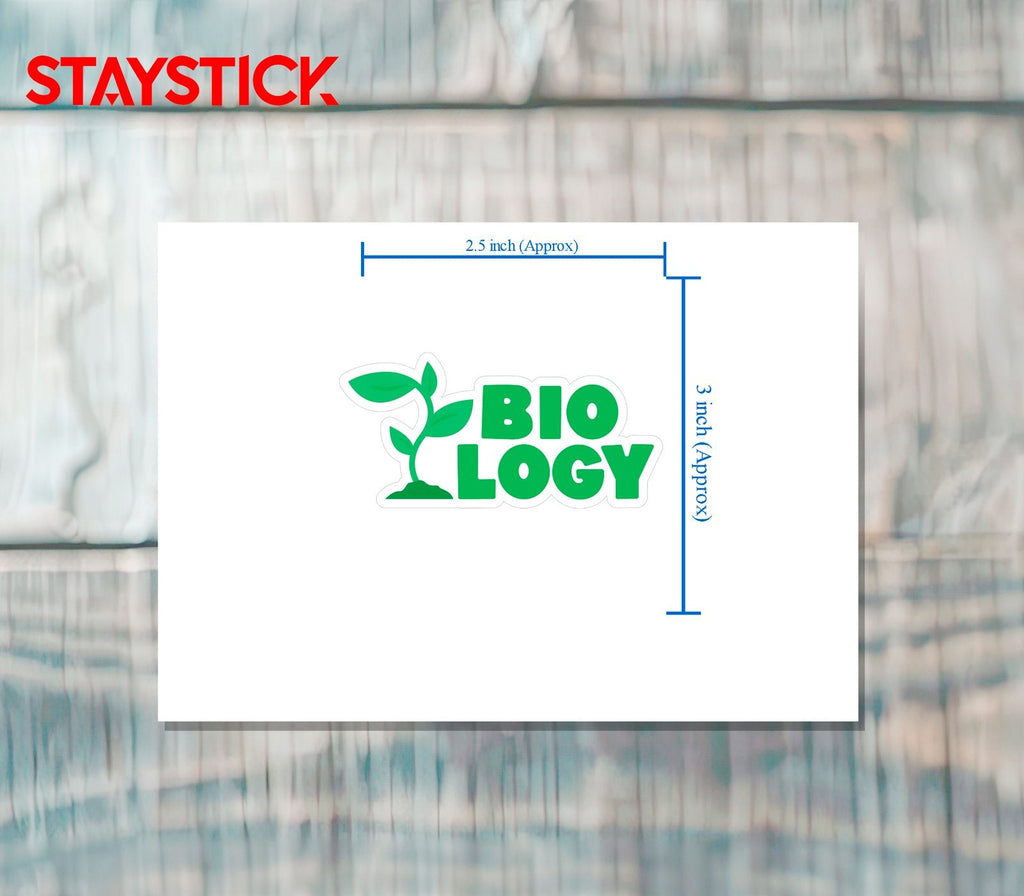 BIOLOGY STICKER Premium Vinyl Sticker