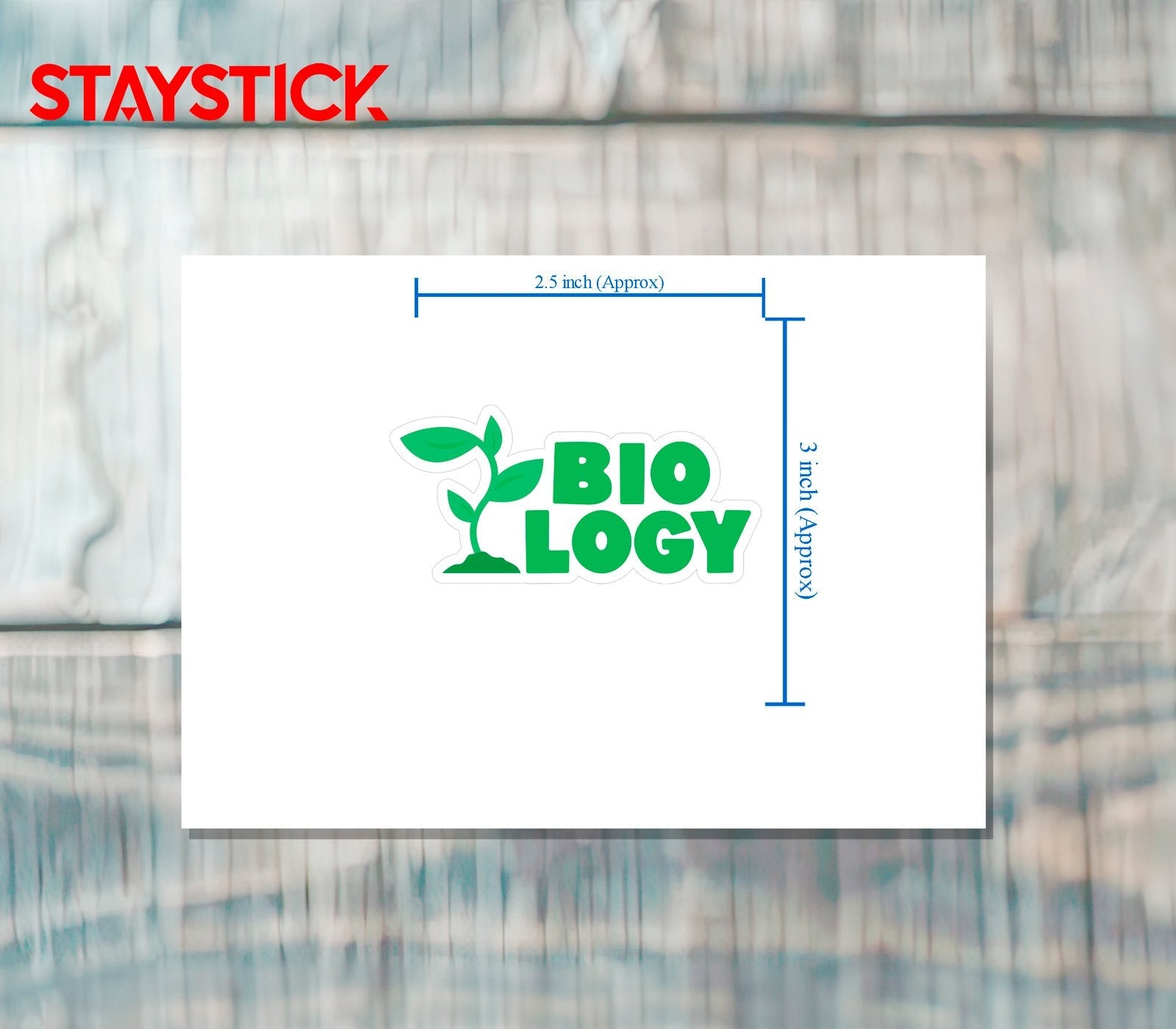 BIOLOGY STICKER Premium Vinyl Sticker