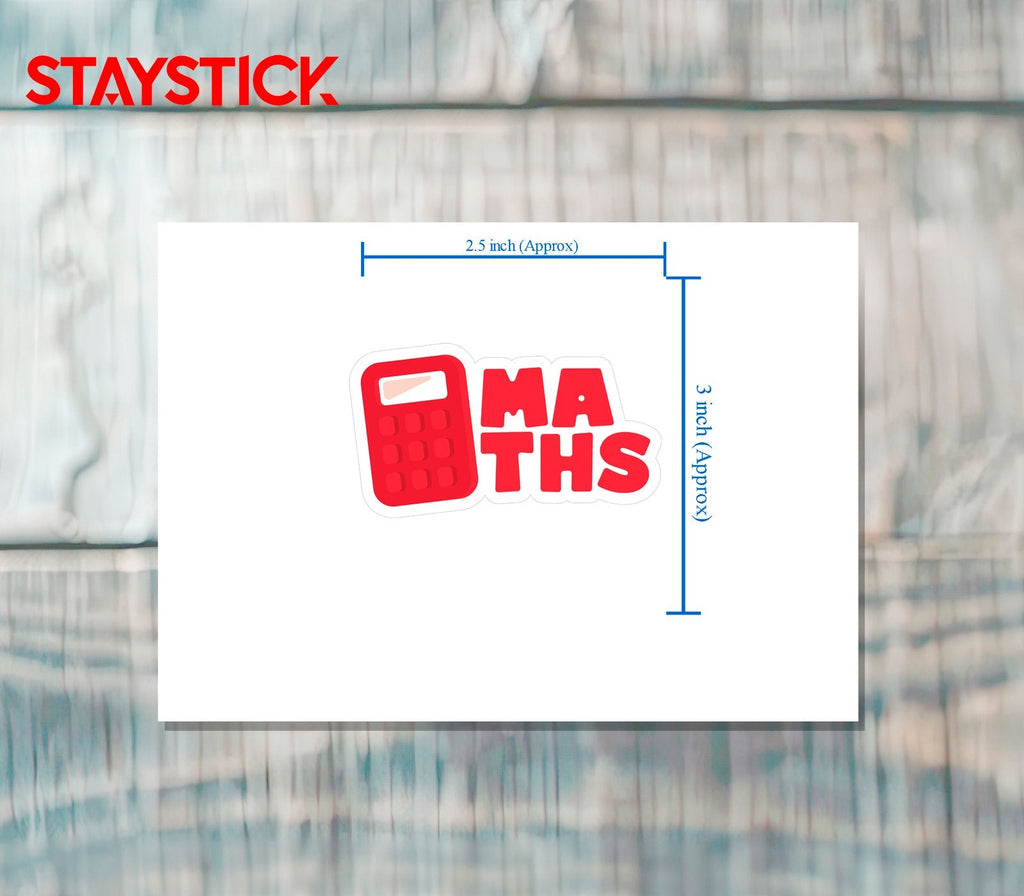 MATHS STICKER Premium Vinyl Sticker