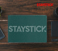 DEEP TEAL GREEN COLOR LAPTOP STICKER