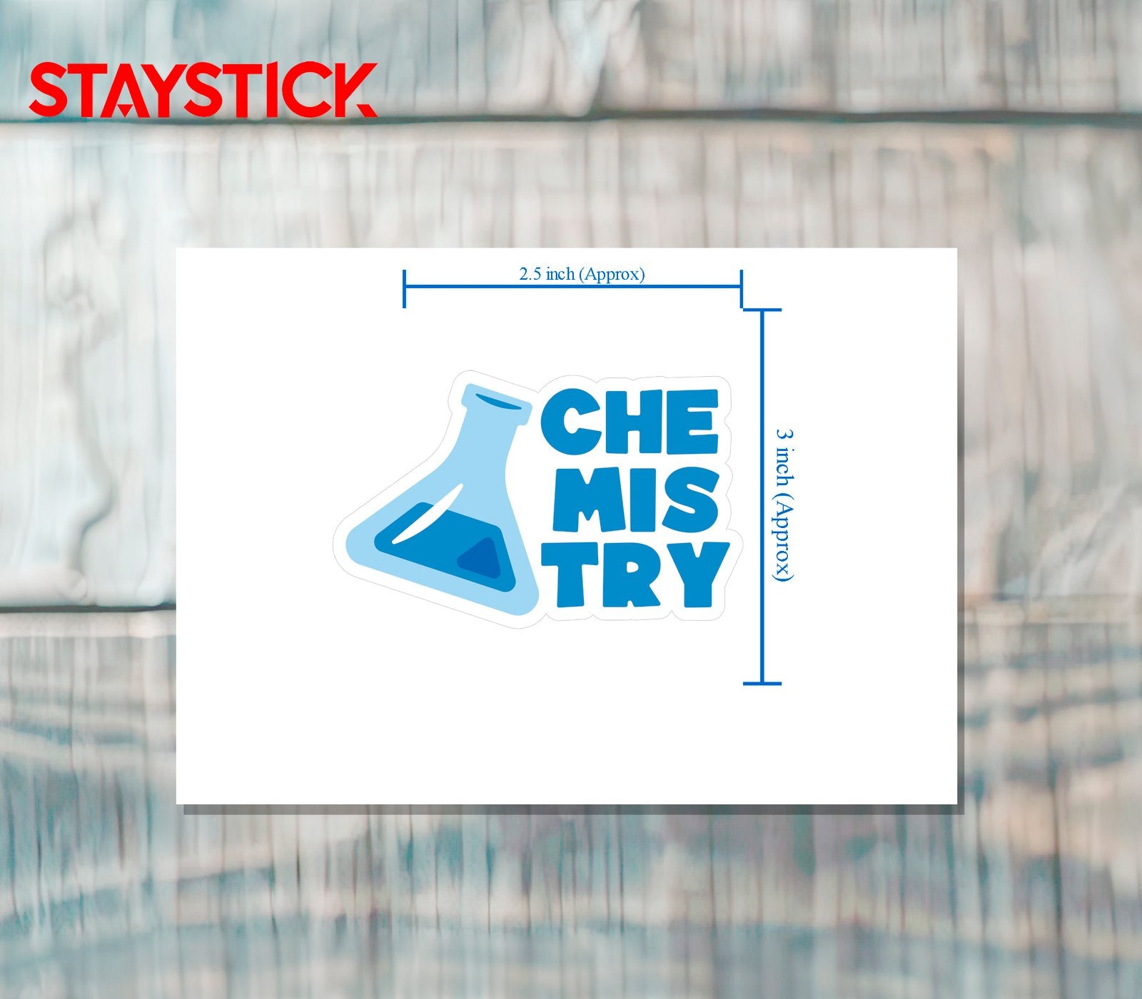 CHEMISTRY STICKER Premium Vinyl Sticker