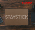 MEDIUM WARM BROWN TONE COLOR LAPTOP STICKER