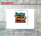 DESIGN STICKER Premium Vinyl Sticker