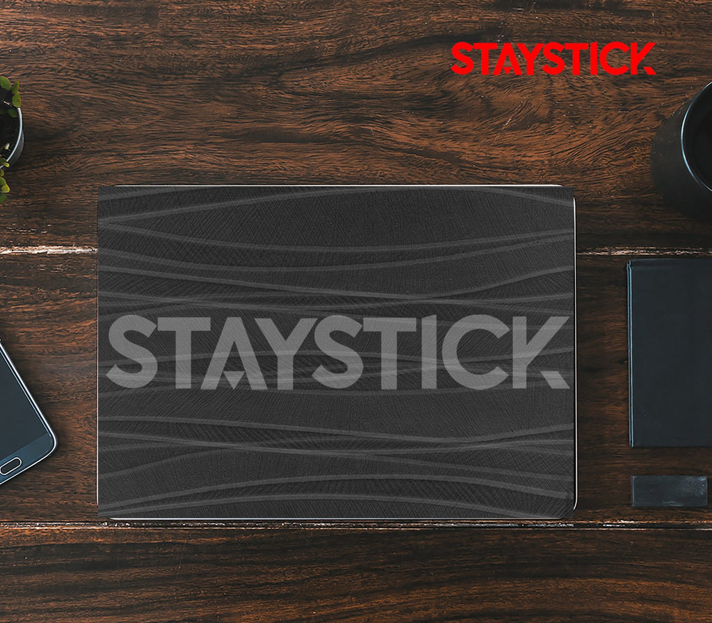 BLACK COLOR GRAPHICAL LAPTOP STICKER