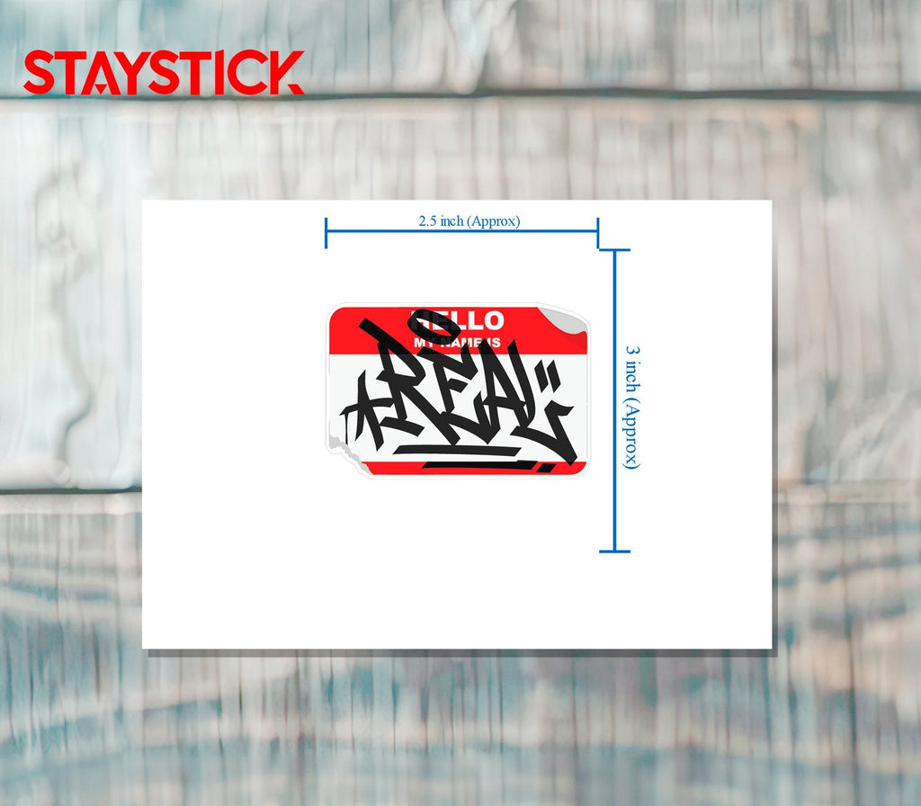 TAG STICKER Metalized Sticker