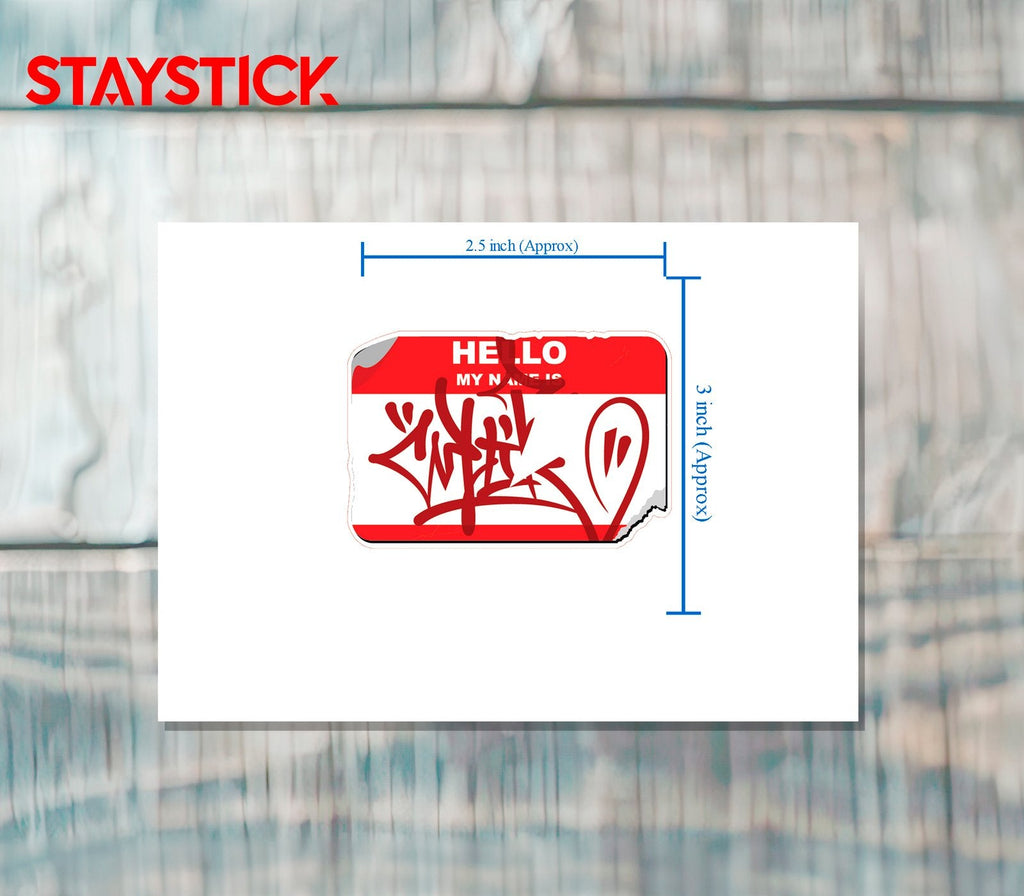 TAG STICKER Metalized Sticker