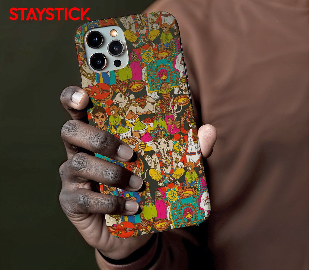 INDIAN CULTURE MOBILE STICKER